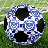 1pc Portsmouth Football Club Soccer Ball Size 5 Indoor Soccer Ball Fashion Colorful Backyard Game - Great For Sports Fans Gift HE44