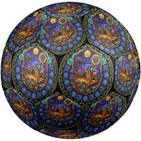 Construction Glass Round Football Size 5 Adult Ball Suitable for Training Matches and Outdoor Team. įvairiaspalvis