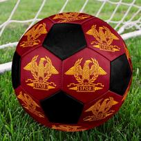 1pc Roman SPQR Soccer Ball Size 5 Indoor Soccer Ball Fashion Colorful Backyard Game - Great For Sports Fans Gift HE49