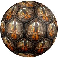 Craftsmanship Violin Round Football Size 5 Adult Ball Suitable for Training Matches and Outdoor Team. įvairiaspalvis