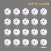 20Pcs 24mm Squeaker Plastic Rattle Bell Ball Dog Toy DIY Rattle Beads Noise Maker Rattle Toys Sets for Babies Accessories