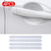 4pcs Door Bowl Protection Film Universal Anti-Scratch Car Sticker Waterproof Handle Protector Stripe Auto Accessory Car Products