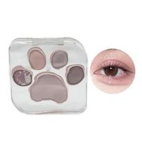 Yousheng Cat Paw Eye Shadow Palette 5 Colors Shimmery Matte Natural Nude Long Lasting Waterproof High Pigment Women Eyeshadow Eye Makeup Supplies