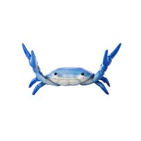 Crab Pen Holder Storage Stand Creative Desk Ornament One Size mėlyna