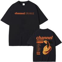 Rapper Frank Channel Orange Graphic Print Tshirt Ocean Oversized T-shirts Blond Hip Hop Vintage T Shirt Men's Fashion Streetw... S įvairiaspalvis