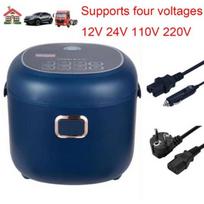 12V 24V 110V 220V 2L 4 Voltage Home Rice Cooker Van Car Travel Global Voltage Usage