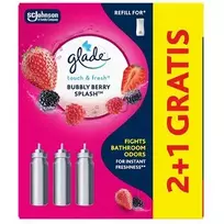 Glade Touch  AND  Fresh Bubble Berry Splash 2+1 - Air freshener refills