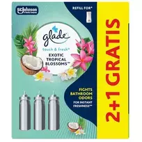 Glade Touch  AND  Fresh Exotic Tropical Blossoms 2+1 - Air freshener refills