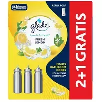 Glade Touch  AND  Fresh Fresh Lemon 2+1 - Air freshener refills