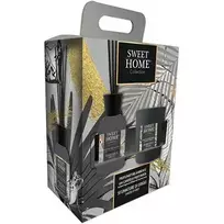 Sweet Home Collection Shades of Grey Set - Aroma diffuser and candle gift set