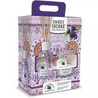Sweet Home Collection Elderberry Flowers Set - Aroma diffuser and candle gift set