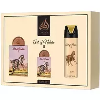 Lattafa Perfumes Art Of Nature II Gift Set: EDP, Deospray 200 ml, and EDP 20 ml 100ml