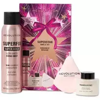 Makeup Revolution Superstar Bake  AND  Set - gift set