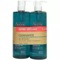Avène Cleanance Cleansing Gel Duo - Soap-free cleansing gel for oily and acne-prone skin 800ml