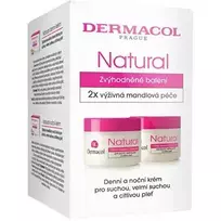 Dermacol Natural Almond Day  AND  Night Duopack - Gift set of almond day and night cream