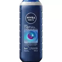 Nivea Men Total Relax Body, Face  AND  Hair Shower Gel 250ml