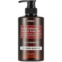 KUNDAL Natural Caffeine  AND  Intensive Scalp Care+ Cherry Blossom Scalp Shampoo - Anti-hair loss shampoo with caffeine 500ml