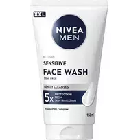 Nivea Men's Sensitive Face Wash - Cleansing gel 150ml