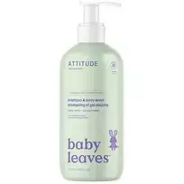 Attitude Baby Leaves Shampoo (Apple) - Kids body wash and shampoo 473ml