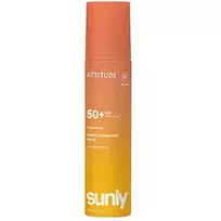 Attitude Sunly Mineral Spray SPF 50 - Mineral sunscreen spray 75ml