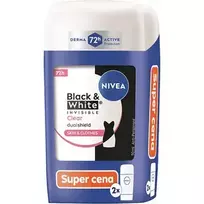 Nivea B AND W Invisible Clear Duo - Set of solid antiperspirants 50ml