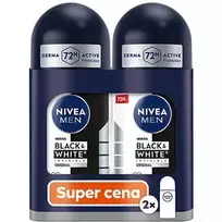 Nivea Black  AND  White Invisible Original Roll-on Set - Roll-on anti-perspirant set