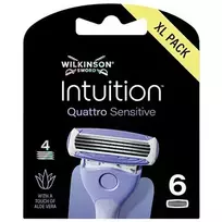 Wilkinson Sword Intuition Quattro Sensitive - replacement heads 3.0ks