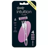 Wilkinson Sword Intuition Flow - Razor + 4 cartridges