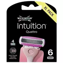 Wilkinson Sword Intuition Quattro (6 pcs) - Replacement heads