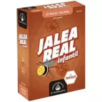 EL NATURAL Children's Royal Jelly with Propolis 20 Vials Open Fa