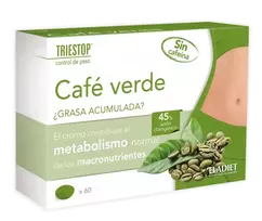 ELADIET Triestop Cafe Verde Decaf 60 Capsules