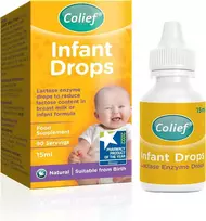 Colief Infant Drops, Lactase Enzyme, Anti-Colic Drops, 15 ml