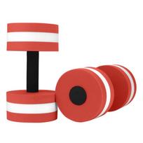 EVA Foam Water Dumbbell for Aquatic Fitness Water Aerobics Resistance Training Lightweight Floating Exercise Equipment One Size raudona