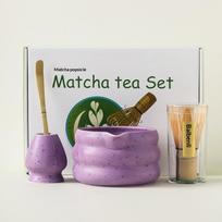 1 rinkinys Matcha plakiklių rinkinys apima plakiklių rinkinius ir Matcha dubenėlį su snapeliu Tradicinis japoniškas Matcha rinkinys tobulai Matcha 4Pcs žalia