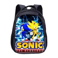 Sonic atsparus vandeniui studento kuprinė su didele talpa vaikams, kelionėms lauke Sonic,32*17*42cm