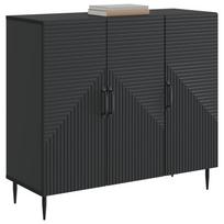 Sideboard Black 89 x 34.5 x 80 cm Particle Board