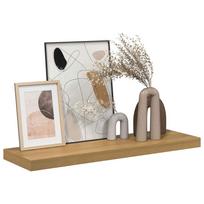 Wall Mounted Shelf Brown 80 x 23.5 x 4 cm Particleboard