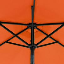 LED Sun Umbrella with Steel Pole Terracotta 225x225x212 cm