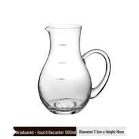 Qiwei 100ml Thickened Crystal Glass Decanter & Small Wine Glass Set