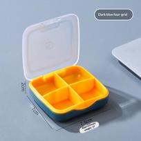 3 Tier Foldable Medicine Organizer Space Saving Multi Compartments First Aid Storage Container for Home Office Use S4