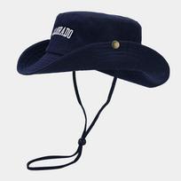Vintažinė reguliuojama unisex kepurė lauko žygiams ir alpinizmui One size fits all tamsiai mėlyna