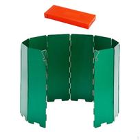 Camp Stove Windscreen Wind Protection Folding Portable with Storage Bag Shade Windshield for Green