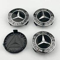 Mercedes Benz rato dangtelis 75mm naujas juodas Stebulės dangtelis Mercedes w204 w211 w205 W212 amg w203 w213 w124 w176 w177 priedams