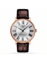 Men's automatic mechanical watch, black round dial, Swiss-made, stylish minimalist men's accessory, men's wristwatch, T122.407.36.033.00 balta