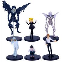 Anime Figure DEATH NOTE Yagami Light Ryuk MisaMisa PVC Standing Model Pose Static Doll Perfect Gift Ornaments Sculpture Q version 9CM No retail box
