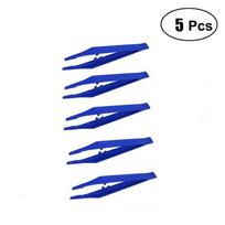 Making Medical Beads Tools Plastic Tweezer Kit Repair Tweezers Forceps for Crafts Hand Tool Set 5pcs