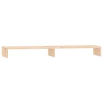 vidaXL Monitor Stand 100 x 27 x 10 cm Solid Pine Wood