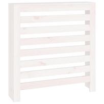 White Radiator Cover 79.5 x 19 x 84 cm Solid Pine Wood