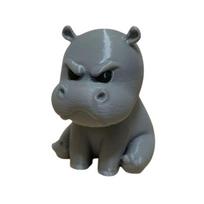 Flexible Miniature Hippo Decoration Creative Angry Little hippo  Home Decoration pilka