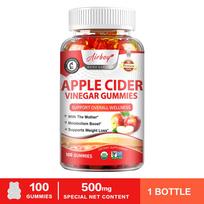 Apple Cider Vinegar Gummies for Adults – Fortified with B Vitamins – High-Potency Formula – Suitable for Men and Women 100*1